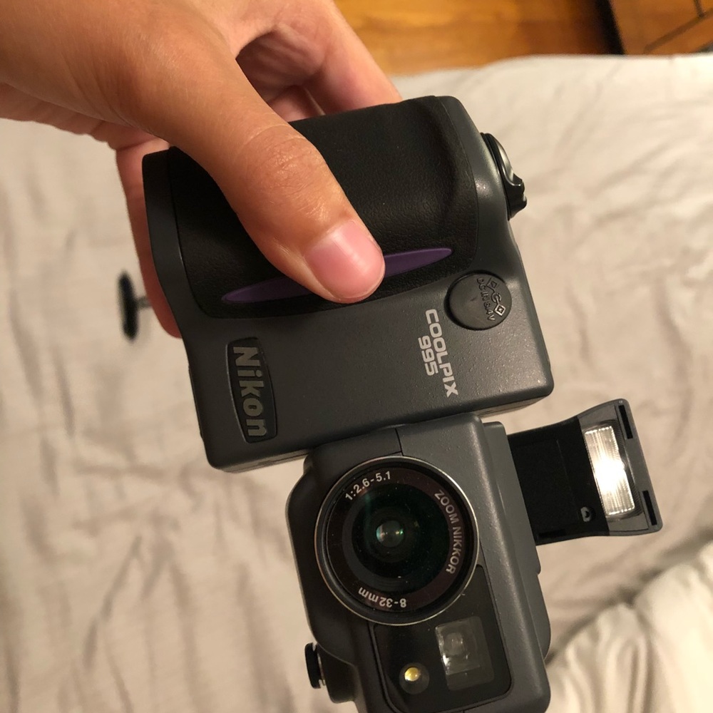 Retro Nikon camera